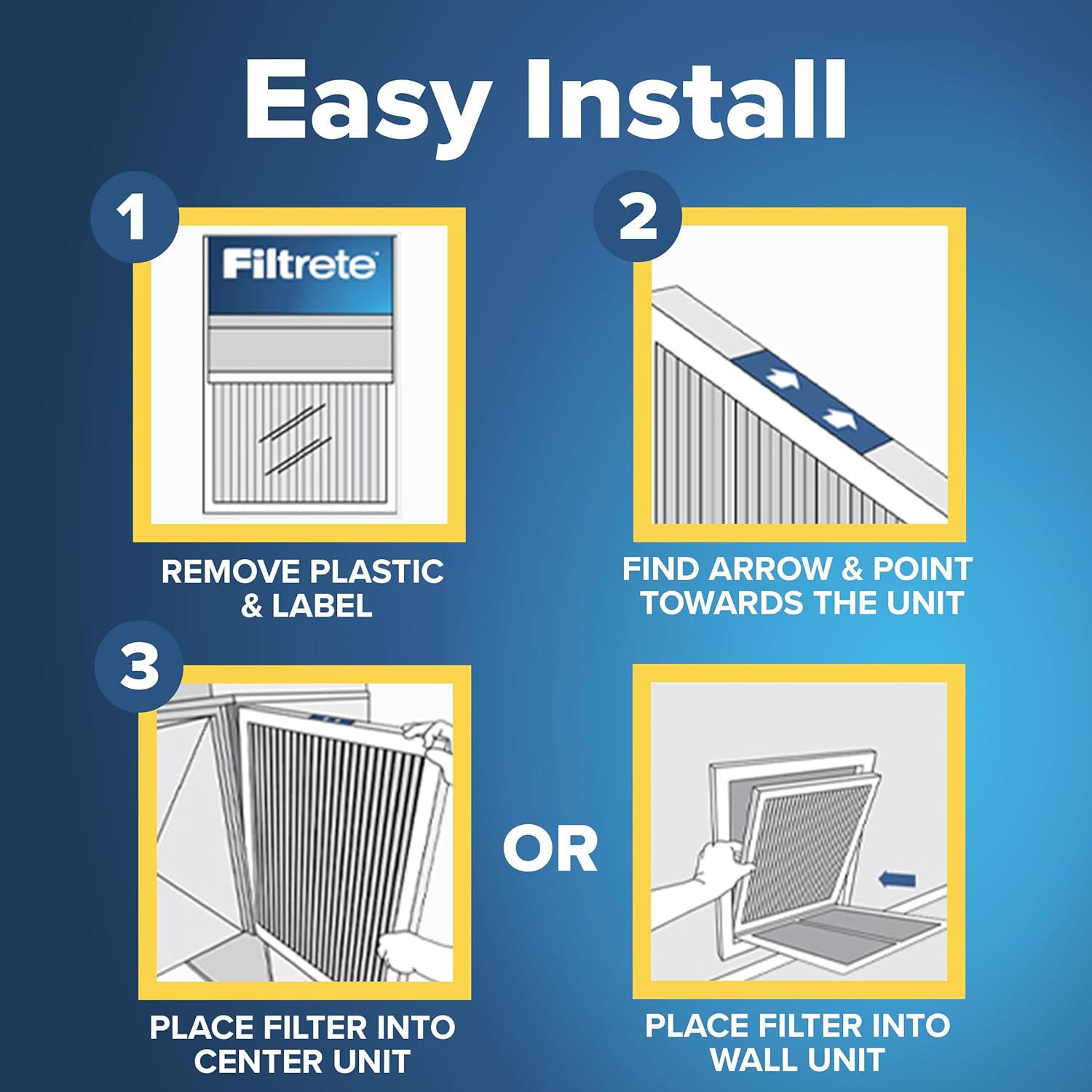 Filtrete 20x25x1 Air Filter MERV 5, 6-Pack AC Furnace HVAC Filters for Home, MPR 300 Basic Dust Defense, Pleated Electrostatic Removes Lint & Dust (Actual Size 19.69x24.69x0.81 in) - Image 3