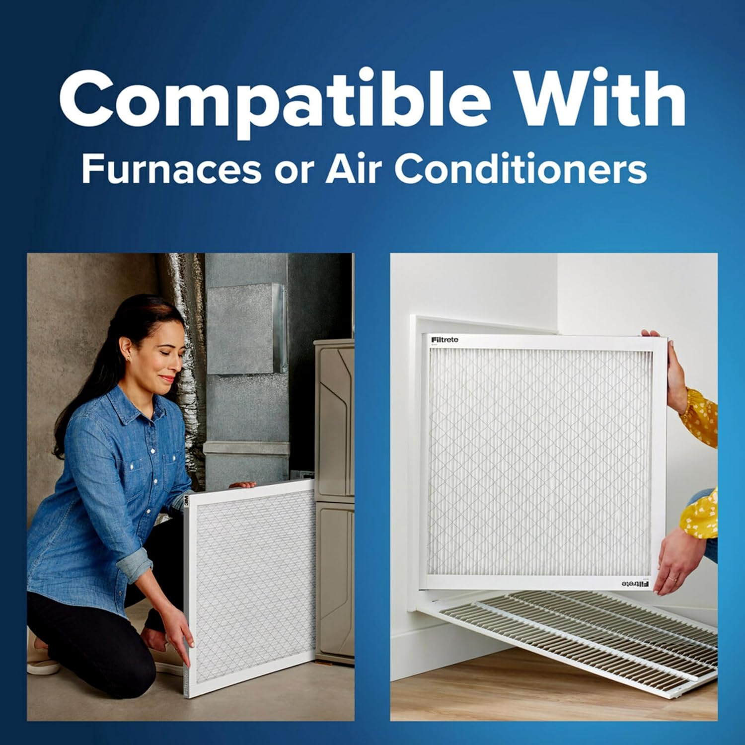 Filtrete 20x25x1 Air Filter MERV 5, 6-Pack AC Furnace HVAC Filters for Home, MPR 300 Basic Dust Defense, Pleated Electrostatic Removes Lint & Dust (Actual Size 19.69x24.69x0.81 in) - Image 5