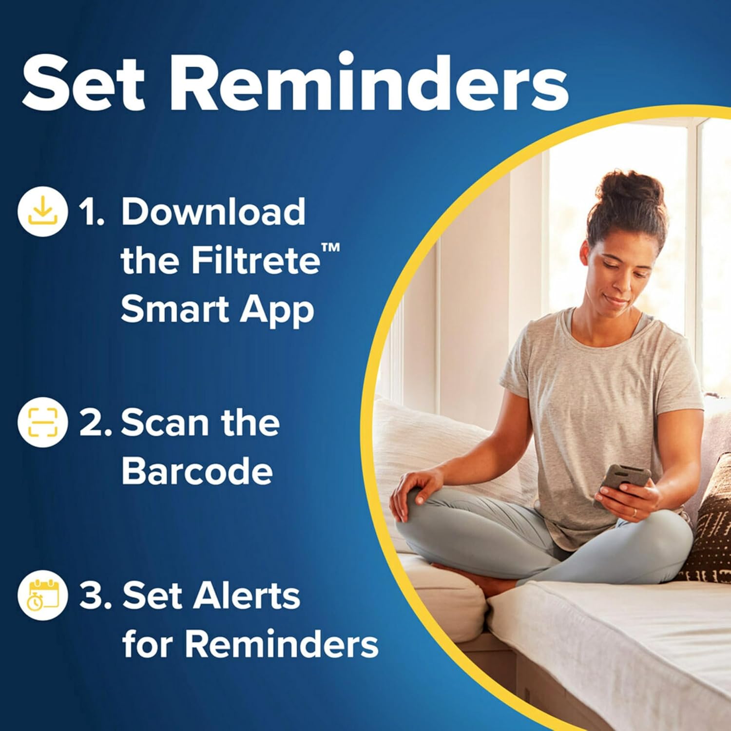 Filtrete 20x25x1 Air Filter MERV 5, 6-Pack AC Furnace HVAC Filters for Home, MPR 300 Basic Dust Defense, Pleated Electrostatic Removes Lint & Dust (Actual Size 19.69x24.69x0.81 in) - Image 7